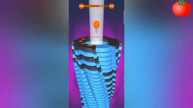 Drop stack ball gameplay level 381-420 ball balls game #gameplay game video смотреть онлайн