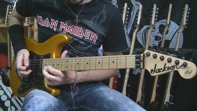 Adrian Smith solo w/ harmony (Wasted Years - Iron Maiden) смотреть онлайн