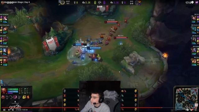 WOULOU ΣΧΟΛΙΑΖΕΙ ΤΟ EU MASTERS GAME ANO VS BIG! смотреть онлайн