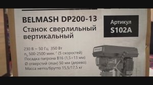 Сверлильный вертикальный станок Белмаш BELMASH DP200-13 S102A