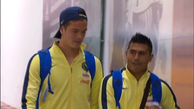 Llegada del equipo América al estadio Azteca jornada 6 смотреть онлайн