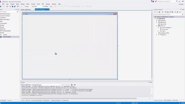 Map Suite Desktop for WinForms Hello World смотреть онлайн