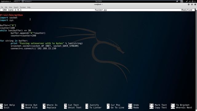 18 Fuzzing | buffer overflows | Hacking with kali | Hack The Planet смотреть онлайн