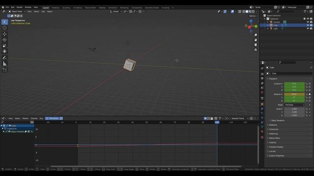How to remove the Default Cube in Blender - Part 11 (Blender 3.0.0) смотреть онлайн