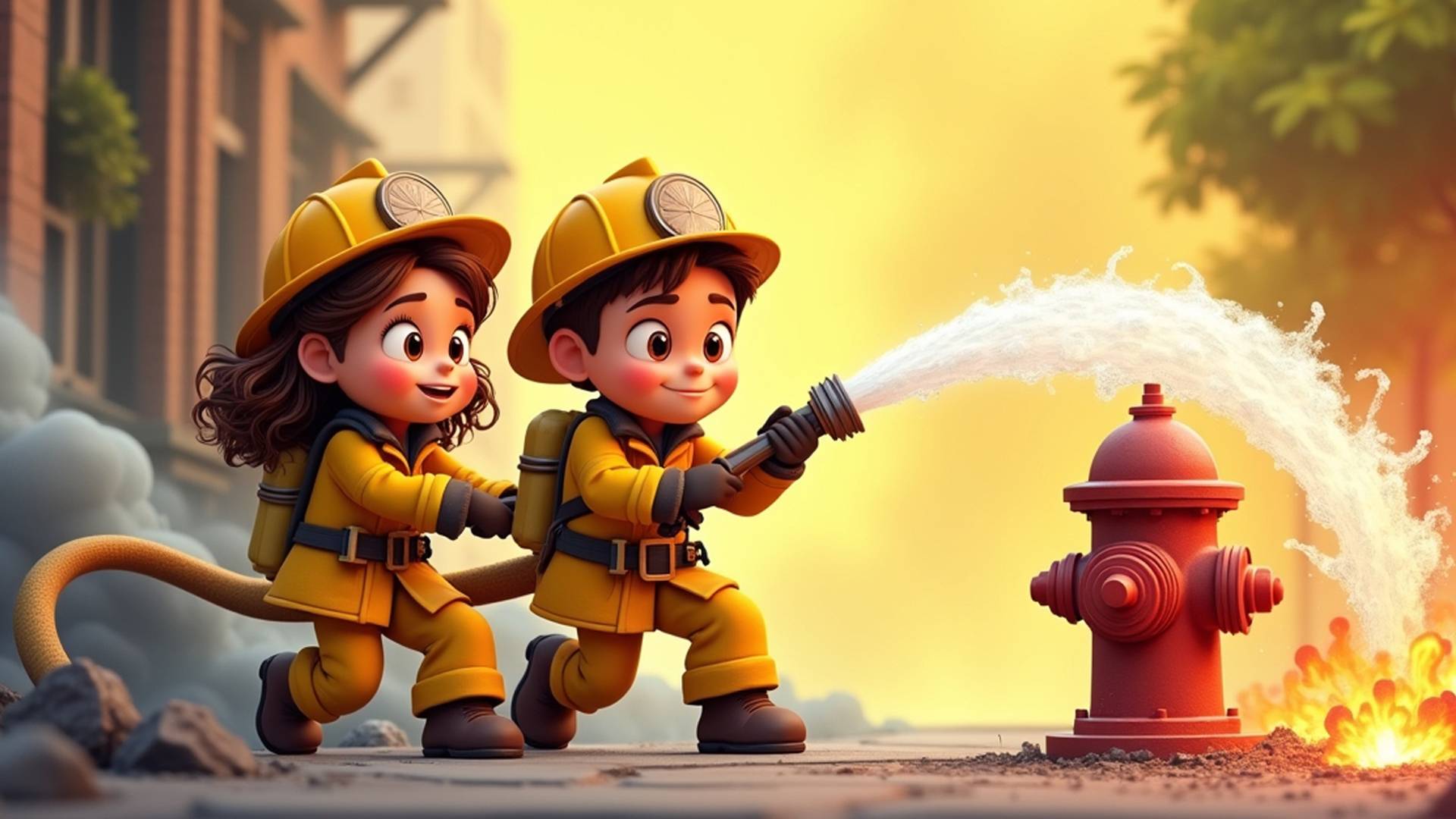 Песня про Пожарных для Детей 🚒| Номер службы спасения 112 – запомни навсегда! смотреть онлайн