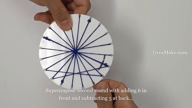DIY String Art Kit without Nails & Hammer Math STEM Activity Basic Stringing Tutorial 2 greamake.co смотреть онлайн