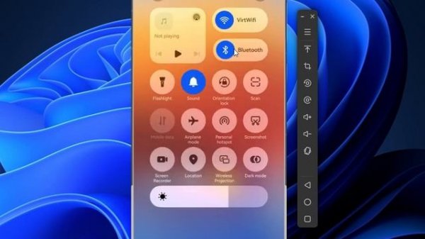 HarmonyOS NEXT Developer Beta 1 Emulator in action on Windows