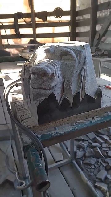 процесс резки. резка по граниту. скульптуры. stone carving. смотреть онлайн