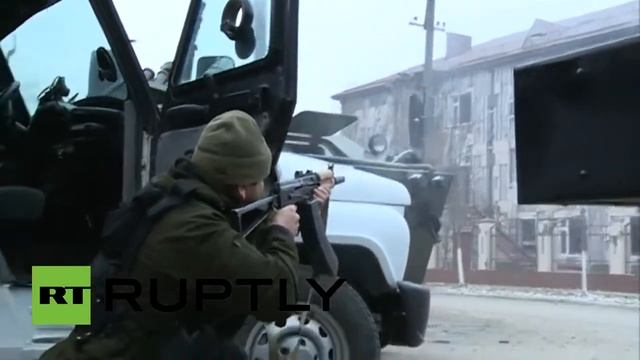 Чечня.  Бой с боевиками