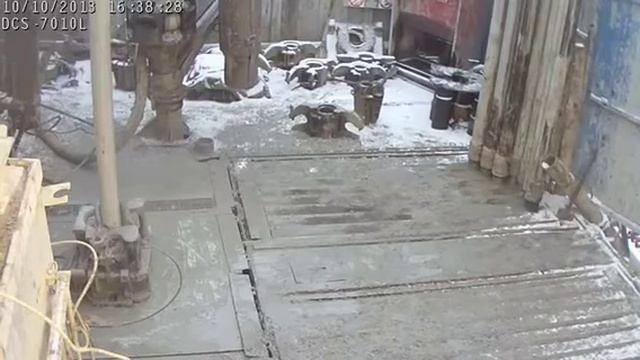 падение талевого блока