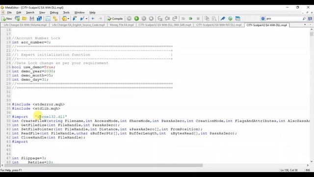 Decoding City Scalper X2 EA Source Code - DLL Import, Candle History, and Signal Line Creation смотреть онлайн