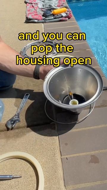 Replace a pool light #pool #diy #shorts смотреть онлайн