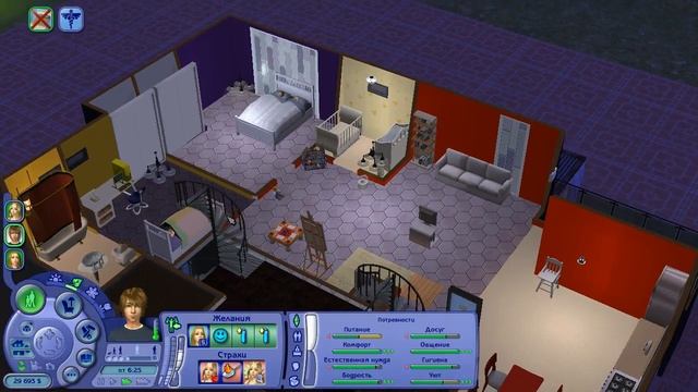 The sims 2 Переезд в квартиру#05 РОДЫ+ПОЖАР+ГЛЮК!? смотреть онлайн