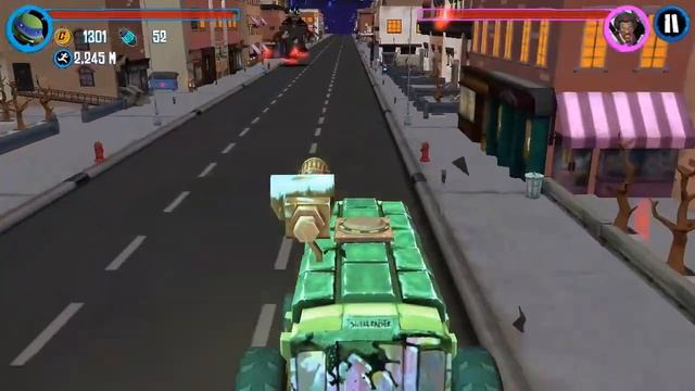 Черепашки ниндзя Бег по крышам игра часть 1 смотреть онлайн