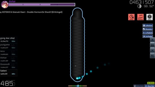 Salieri | KOTOKO & Utatsuki Kaori - Double HarmoniZe Shock! [D.N.Angel] 97.47% +HD,DT,HR FC 433pp #
