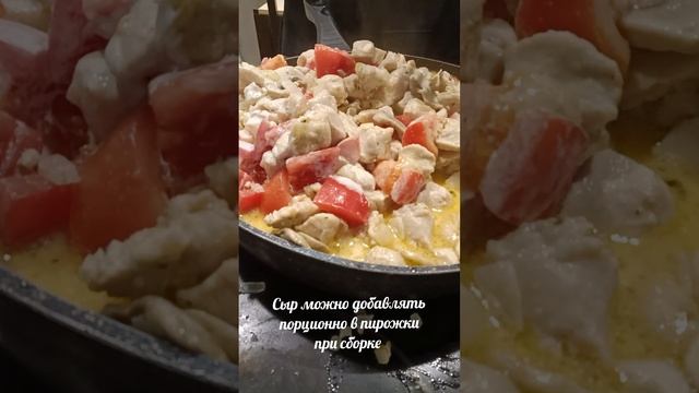 Лодочки с курицей и грибами✨ #выпечканазаказ смотреть онлайн