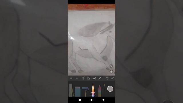 доделываю рисунок ,,лошадь" смотреть онлайн