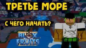 3 море Быстрая прокачка С чего начать Блокс Фрукт Роблокс