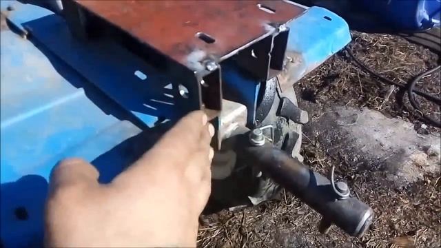 самодельная площадка под двигатель 6.5-7 сил мотоблока Нева. смотреть онлайн