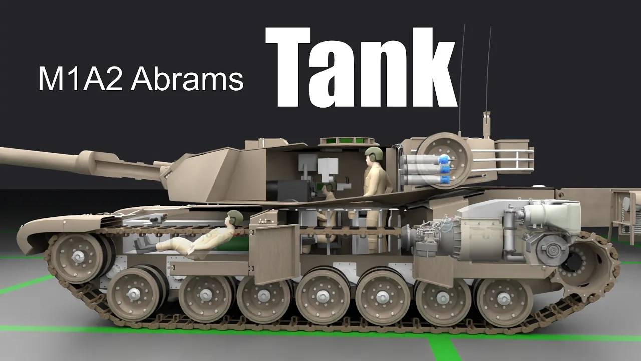 Как работает танк (M1A2 Abrams) смотреть онлайн