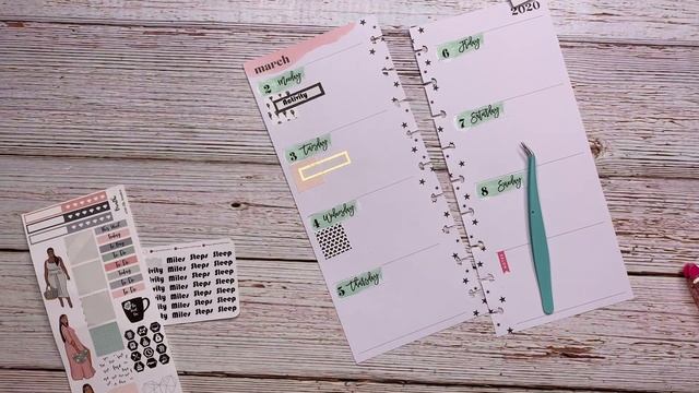 Skinny Classic Happy Planner- Nichi Saturday- Using a Hobonichi Kit- Fitness смотреть онлайн