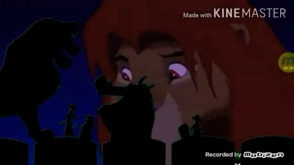 Timon and Pumbaa rewind The Lion King