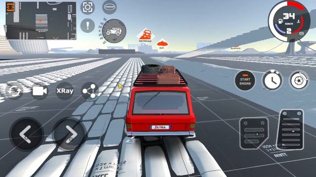 ЛУЧШАЯ ФИЗИКА ГРЯЗИ И ВОДЫ? БИМКА НА ТЕЛЕФОНЫ! DRIVEX CAR CRASH SIMULATOR смотреть онлайн