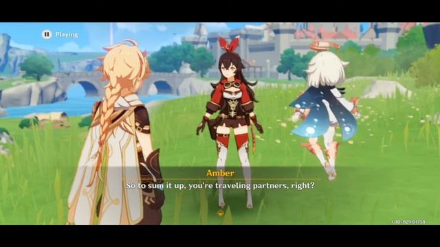 Amber Outrider of Favonius Knights - First Appearance смотреть онлайн