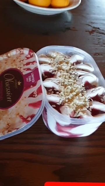 Raspberry  White Chocolate Ice Cream