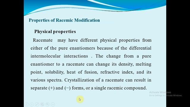RACEMIC MODIFICATION AND RESOLUTION OF RACEMIC MIXTURE смотреть онлайн