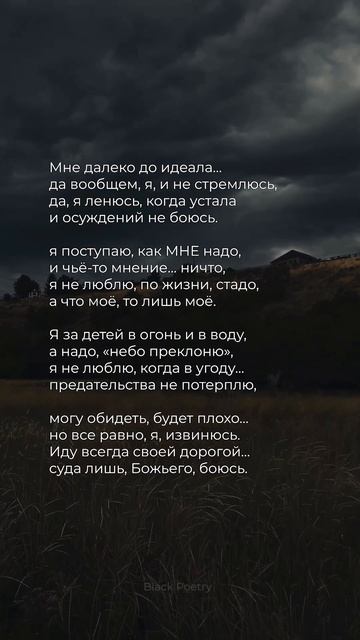 Мне далеко до идеала | Людмила Шерблюк #поэзия #стихи