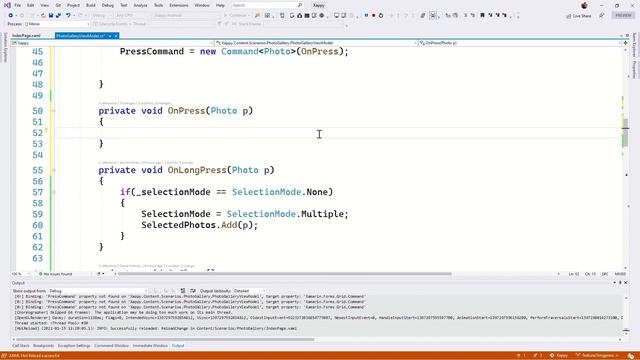 Set CollectionView SelectionMode with LongPress & Navigate Pages with Taps смотреть онлайн