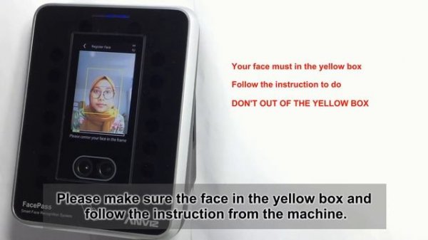 [USER GUIDE] How to enroll face on Facepass 7 device?-ANVIZ Malaysia