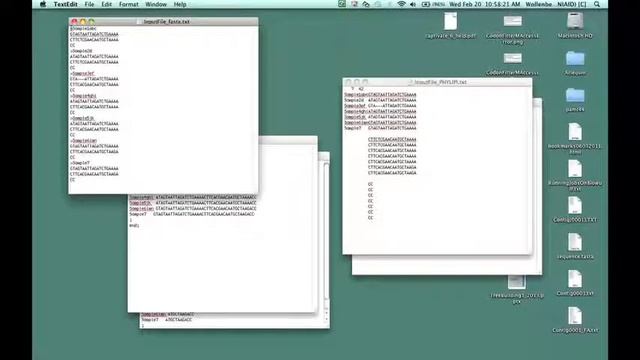 Week 4 Video 1-Phylogenetic Input Data File Formats FASTA