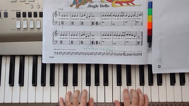 Jingle Bells ❄⛄❄ - Piano Lesson By Aisha