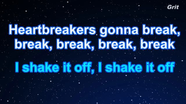 Shake It Off - Taylor Swift Karaoke【With Guide Melody】 смотреть онлайн