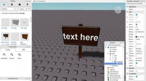 Гайд. Как создать/поменять текст в Roblox Studio