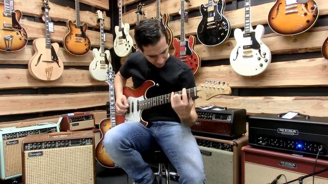 FGN Guitars J Standard Odyssey Flamed Maple Transparent Redburst Von Rockland Music