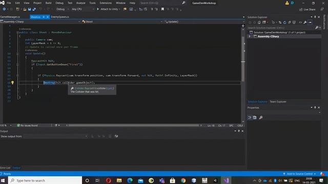 Unity Scripting Part 2 | ReSpawn 2022 | CGS - IIT KGP смотреть онлайн