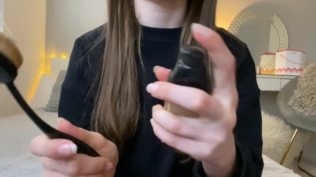 ASMR Doing your hair + make up | actual camera touching | hair brushing | Velcro rollers | lo-fi смотреть онлайн