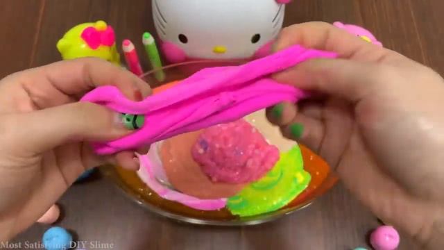 СМЕШИВАНИЕ ИГРУШЕЧНЫХ ЖИВОТНЫХ В СЛАЙМ. РАССЛАБЛЕНИЕ смотреть онлайн