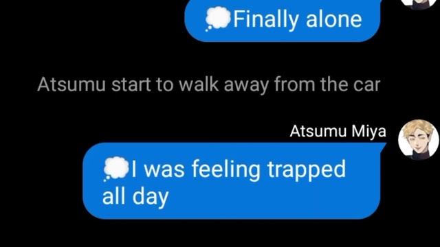 Haikyuu text's (A new bodyguard?) Sakuatsu part 3 смотреть онлайн