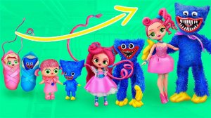 Мама Длинные Ноги и Хагги Вагги растут! 10 лайфхаков для ЛОЛ