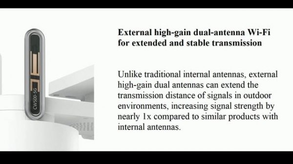 CW500 Xiaomi Outdoor Camera - Full-Color Night Vision