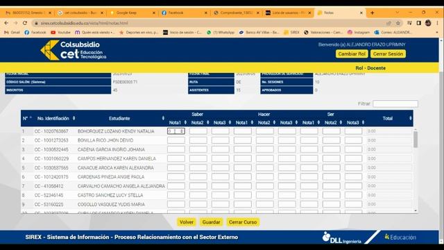 ¿Cómo registrar notas en SIREX? смотреть онлайн