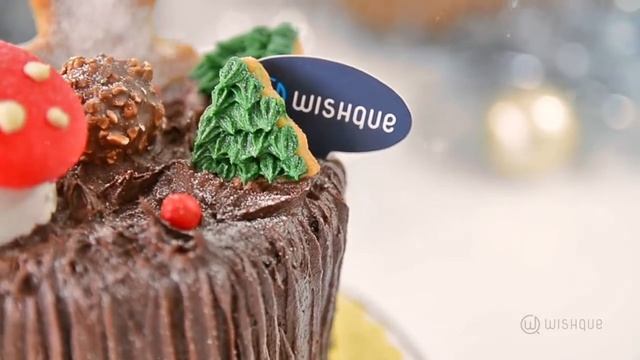 Mini Yule Log Butter-cookie Chocolate Truffle