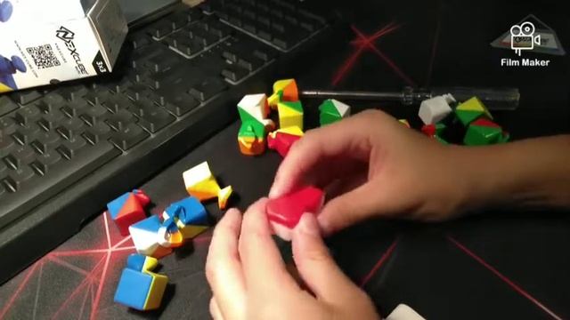 Ревю и unboxing на MoYu-Nexckube и Rubik's rase смотреть онлайн