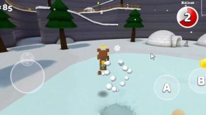 прохождение снежной долины в super bear adventure + как освободить всех медведей