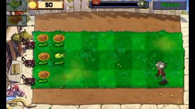 Прохождение Plants Vs Zombie #1 Начало приключений ! 😃