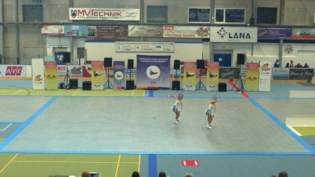 MiKaDo Karviná, Lenka Jeleňová + Tereza Odvárková, duo seniorky baton, 2022 смотреть онлайн